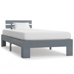 Sonata Рамка за легло, сива, бор масив, 90х200 см - Легла