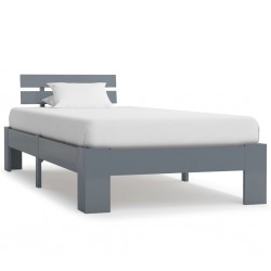 Sonata Рамка за легло, сива, бор масив, 100х200 см - Спалня