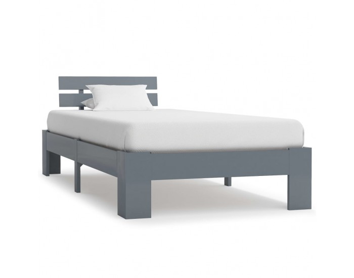 Sonata Рамка за легло, сива, бор масив, 100х200 см