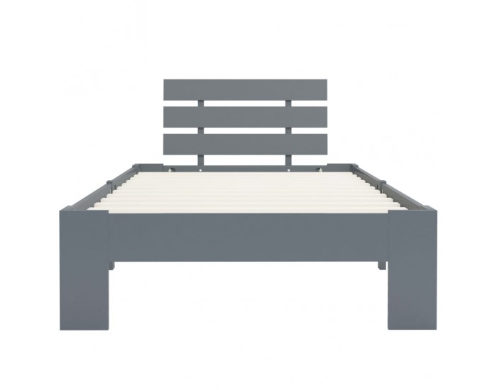 Sonata Рамка за легло, сива, бор масив, 100х200 см