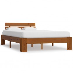 Sonata Рамка за легло, меденокафява, бор масив, 120x200 см - Легла