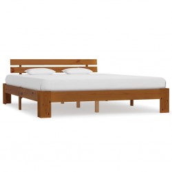 Sonata Рамка за легло, меденокафява, бор масив, 160x200 см - Легла
