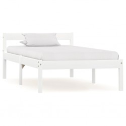 Sonata Рамка за легло, бяла, бор масив, 90х200 см - Легла