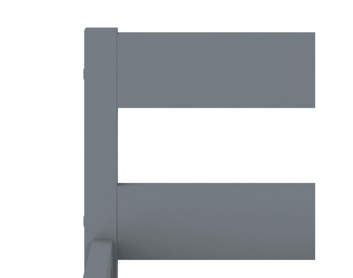 Sonata Рамка за легло, сива, бор масив, 100х200 см