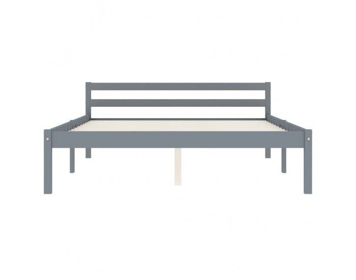 Sonata Рамка за легло, сива, бор масив, 120x200 см