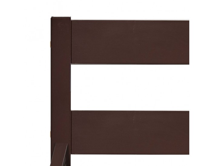 Sonata Рамка за легло, тъмнокафява, бор масив, 160х200 см