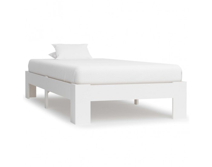 Sonata Рамка за легло, бяла, бор масив, 90х200 см