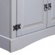 Sonata ТВ шкаф, мексикански бор, стил Корона, сив, 80x43x78 cм