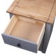 Sonata Нощно шкафче, сиво, 46x40x57 см, борова дървесина, Panama Range