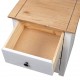Sonata Нощно шкафче, бяло, 46x40x57 см, борова дървесина, Panama Range