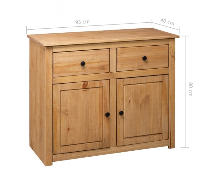 Sonata Бюфет, 93x40x80 см, бор масив, Panama Range Sonata Бюфет, 93x40x80 см, бор масив, Panama Range