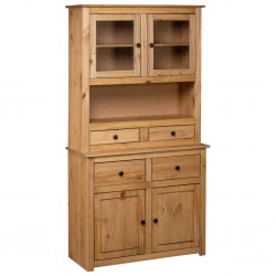 Sonata Висок шкаф, 93x40,5x180 см, бор масив, Panama Range - Гардероби