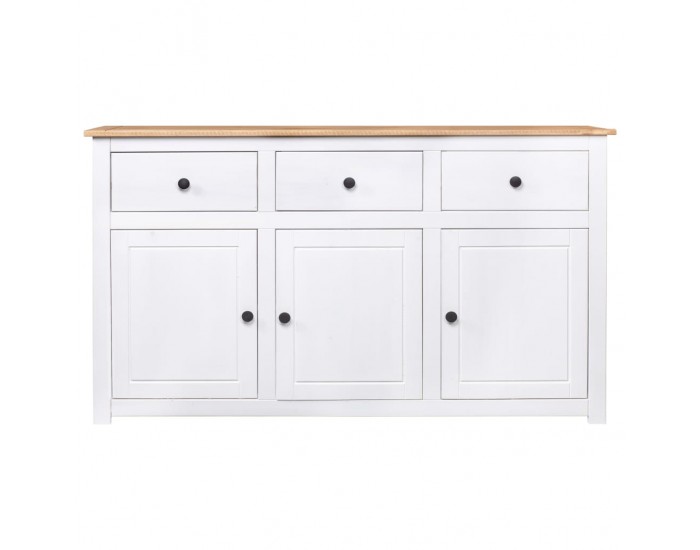 Sonata Бюфет, бял, 135x40x80 см, бор масив, Panama Range