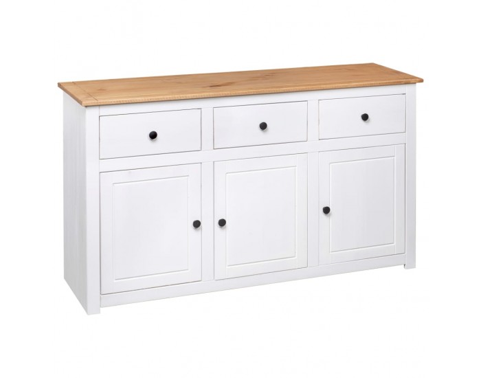 Sonata Бюфет, бял, 135x40x80 см, бор масив, Panama Range