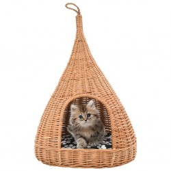 Sonata Къща за котки с възглавница, 40x60 см, естествена върба, типи - Домашни любимци