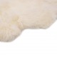 Sonata Килим от овча кожа, 60х90 см, бял