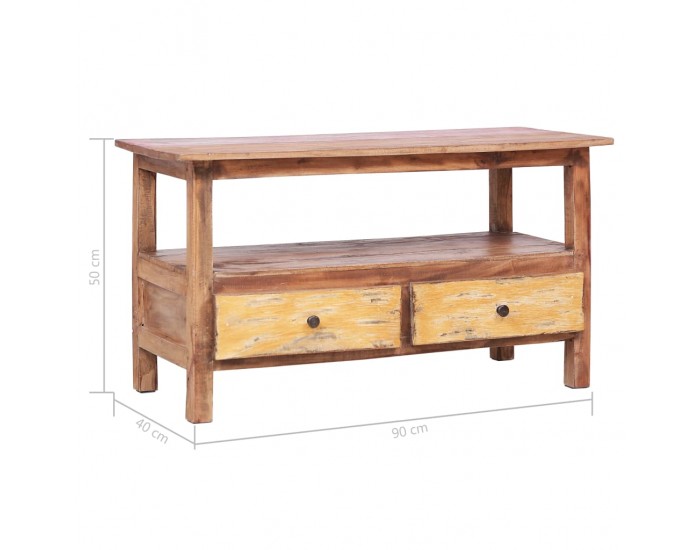 Sonata ТВ шкаф, 90x40x50 см, регенерирано дърво масив Sonata ТВ шкаф, 90x40x50 см, регенерирано дърво масив