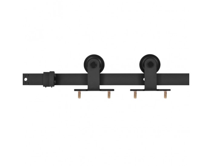 Sonata Комплект механизъм за плъзгаща врата, 183 см, стомана, черен