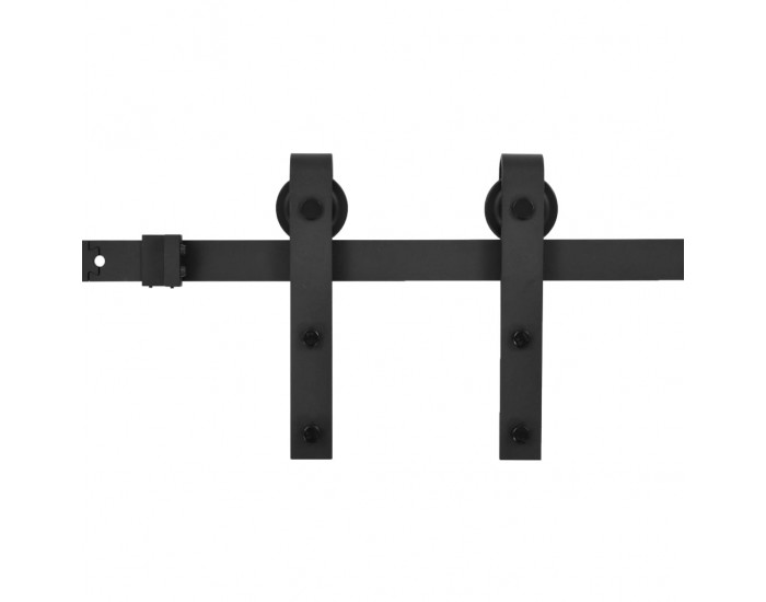 Sonata Комплект механизъм за плъзгаща врата, 200 см, стомана, черен