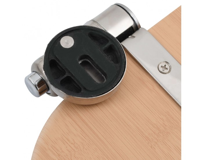 Sonata Тоалетни седалки с плавно затваряне, 2 бр, МДФ, дизайн бамбук