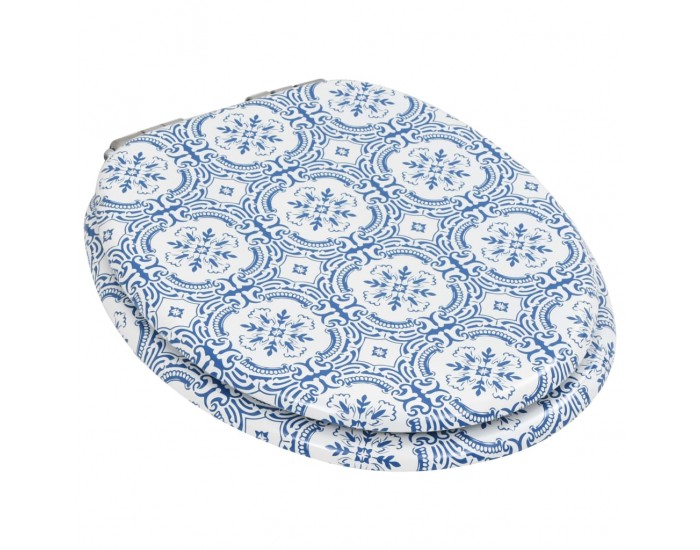 Sonata Тоалетни седалки с плавно затваряне, 2 бр, МДФ, дизайн порцелан