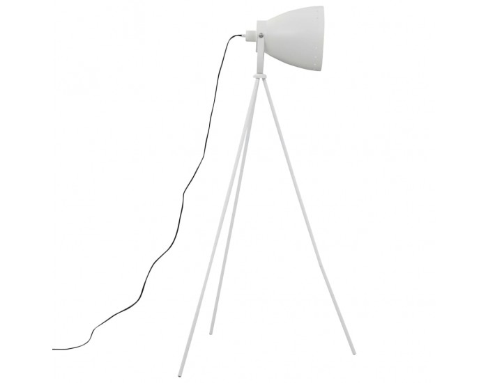 Sonata Наземна лампа с трипод, метал, бяла, Е27
