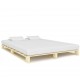 Sonata Палетна рамка за легло, бор масив, 200х200 см