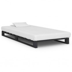 Sonata Палетна рамка за легло, сива, бор масив, 90х200 см - Легла
