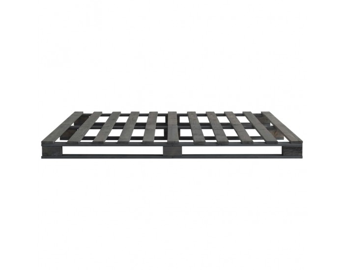 Sonata Палетна рамка за легло, сива, бор масив, 120х200 см