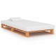 Sonata Палетна рамка за легло, кафява, бор масив, 90х200 см