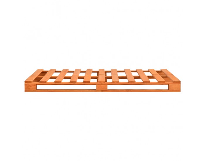 Sonata Палетна рамка за легло, кафява, бор масив, 140х200 см