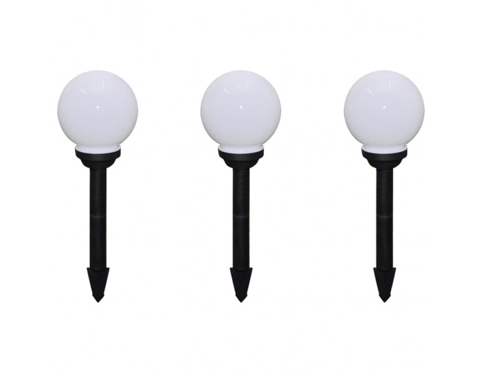Sonata Градински лампи за пътека, 6 бр, LED, 20 см, с анкер за земя