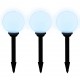 Sonata Градински лампи за пътека, 6 бр, LED, 20 см, с анкер за земя