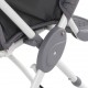 Sonata Високо бебешко столче за хранене, сиво и бяло