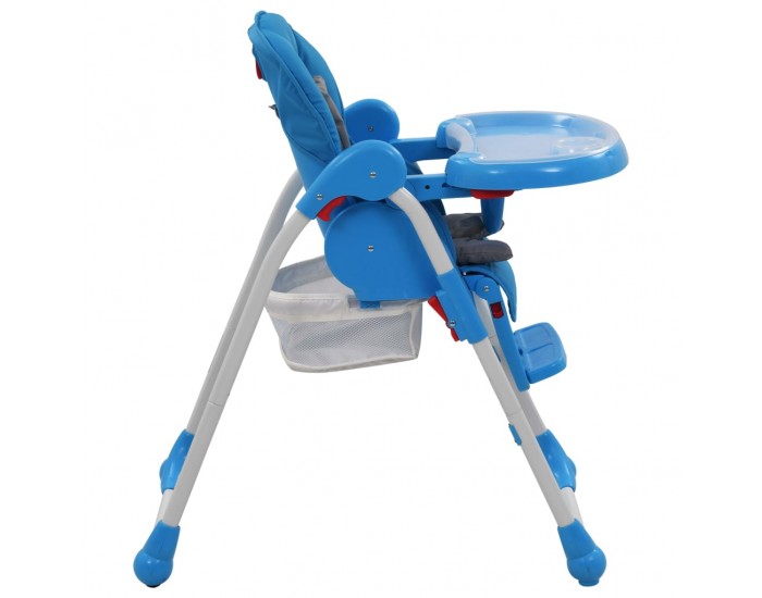 Sonata Високо бебешко столче за хранене, синьо и сиво