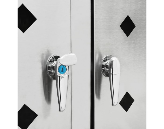 Sonata Двоен навес за кофа за смет 240 л, неръждаема стомана Sonata Двоен навес за кофа за смет 240 л, неръждаема стомана