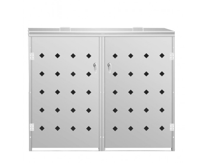 Sonata Двоен навес за кофа за смет 240 л, неръждаема стомана Sonata Двоен навес за кофа за смет 240 л, неръждаема стомана