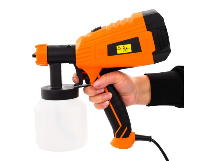 Sonata Електрически пистолет за боядисване 3 накрайника 500 W 800 мл Sonata Електрически пистолет за боядисване 3 накрайника 500 W 800 мл