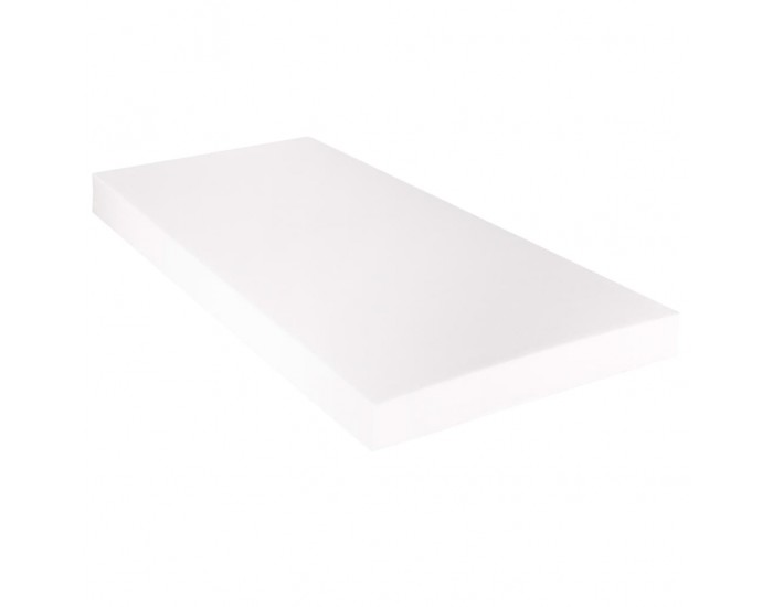 Sonata Легло с матрак, бяло, изкуствена кожа, 140x200 см