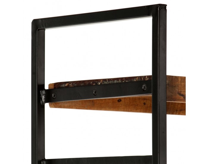 Sonata Библиотека с 4 нива 124x30x180 см регенерирана дървесина масив