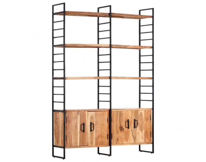 Sonata Библиотека с 4 нива, 124x30x180 см, акация масив