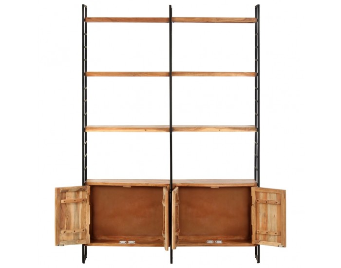 Sonata Библиотека с 4 нива, 124x30x180 см, акация масив