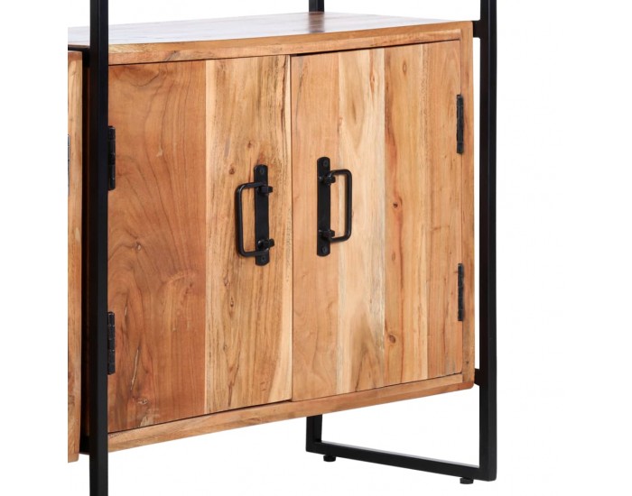 Sonata Библиотека с 4 нива, 124x30x180 см, акация масив