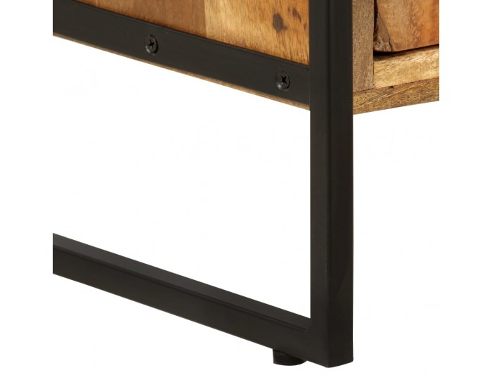 Sonata Библиотека с 4 нива, 80x30x180 см, регенерирана дървесина масив