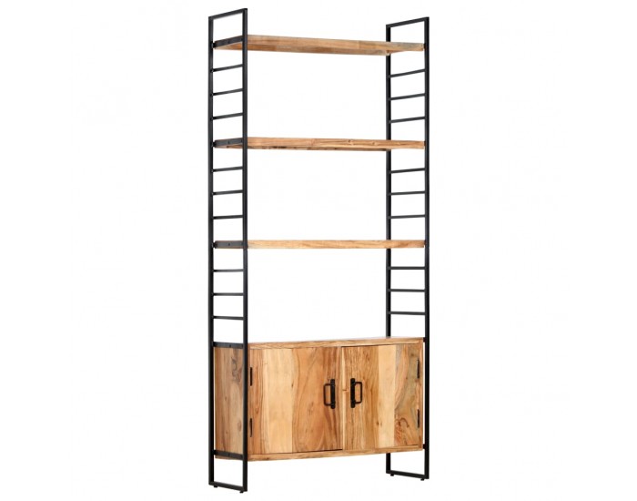 Sonata Библиотека с 4 рафта, 80x30x180 см, акация масив