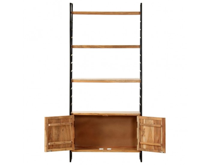 Sonata Библиотека с 4 рафта, 80x30x180 см, акация масив