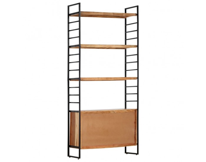 Sonata Библиотека с 4 рафта, 80x30x180 см, акация масив