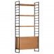 Sonata Библиотека с 4 рафта, 80x30x180 см, акация масив