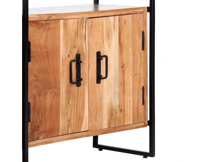 Sonata Библиотека с 4 рафта, 80x30x180 см, акация масив