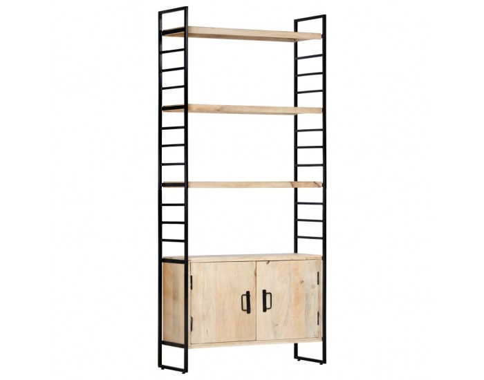 Sonata Библиотека с 4 нива, 80x30x180 см, манго масив